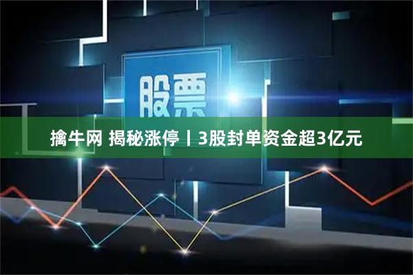 擒牛网 揭秘涨停丨3股封单资金超3亿元